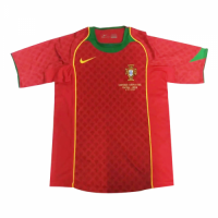 Portugal Retro Home Jersey Euro Cup Final 2004