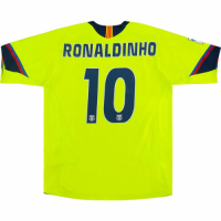 Ronaldinho #10 Retro Barcelona Away Jersey 2005/06