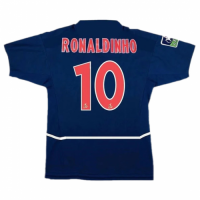 RONALDINHO #10 Retro PSG Home Jersey 2002/03