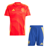 Men's Spain Home Kit(Jersey+Shorts) Euro 2024