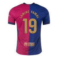 LAMINE YAMAL #19 Barcelona Home Jersey Player Version 2024/25