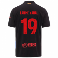 LAMINE YAMAL #19 Barcelona Away Jersey 2024/25 - UCL Font