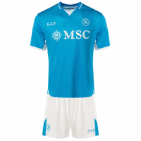 Kids Napoli Home Kit(Jersey+Shorts) 2024/25