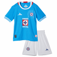 Kids Cruz Azul Home Kit(Jersey+Shorts) 2024/25